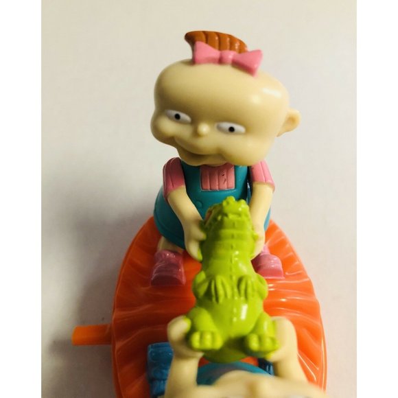 1998 Burger King The Rugrats Movie Phil & Lil My Raptar Turnkey Action Toy - Picture 8 of 10